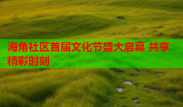 海角社区首届文化节盛大启幕 共享精彩时刻